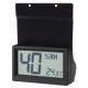 (FD-140用) デジタル温湿度計(黒)　※金具付き